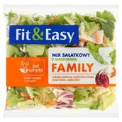 Mieszanki warzywne, sałatki - Fit & Easy Family Mix sałatkowy z marchewką  200 g - miniaturka - grafika 1