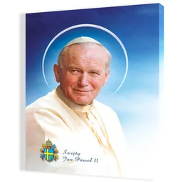 Obraz religijny na płótnie Papież Jan Paweł II - Ikony i obrazy sakralne Obraz religijny na płótnie Papież Jan Paweł II - Ikony i obrazy sakralne - miniaturka - grafika 1