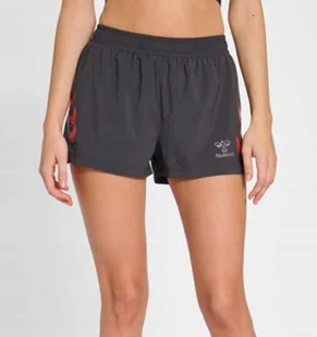 HUMMEL SZARE SPODENKI SPORTOWE KRÓTKIE S PUX - Spodenki damskie - miniaturka - grafika 1