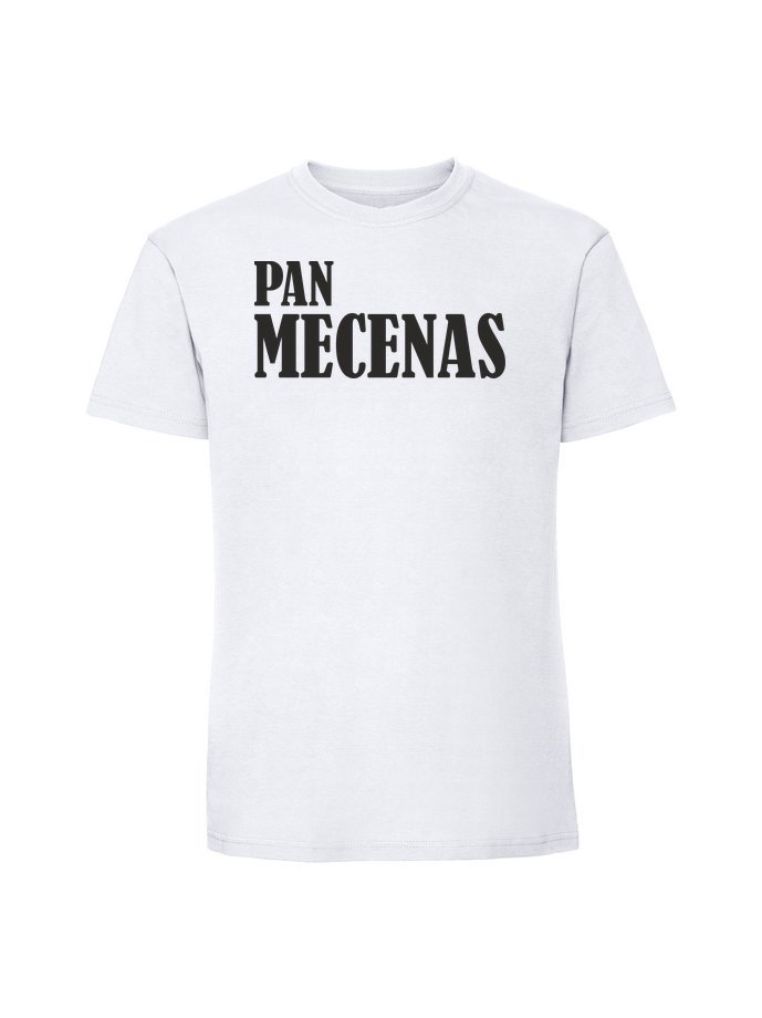 Męska koszulka z nadrukiem - Pan mecenas napis biały L