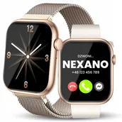 Smartwatch - Smartwatch Zegarek Damski Menu PL Rozmowy Smart Watch Sport Puls 3 Paski - miniaturka - grafika 1