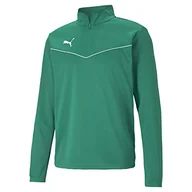 Koszulki i topy damskie - Puma Męska teamRISE 1/4 Zip Top koszulka, pieprz zielony biały, L 657394 - miniaturka - grafika 1