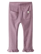 Spodenki dla niemowląt - Lil Atelier Legginsy "Darla" w kolorze fioletowym - miniaturka - grafika 1