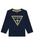 Bluzy dla chłopców - Guess Bluzka N84I24 K8HM0 Granatowy Regular Fit - miniaturka - grafika 1