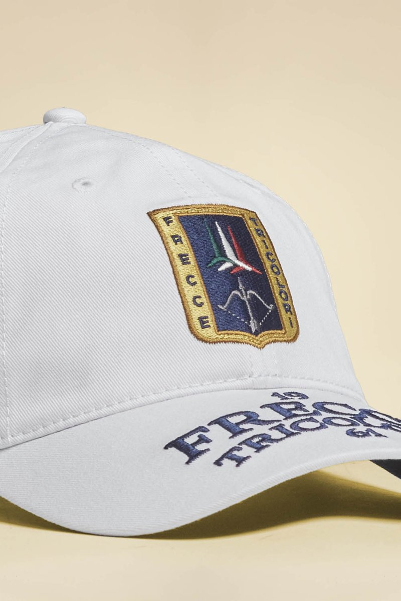 Aeronautica Militare Czapka z daszkiem Frecce Tricolori 261HA1251UCT02261 – biała