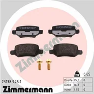 Klocki hamulcowe - Klocki hamulcowe - komplet ZIMMERMANN 23138.945.1 - miniaturka - grafika 1