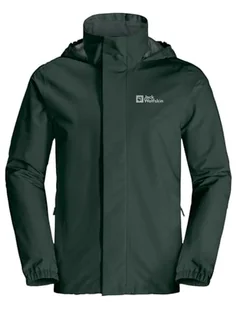 Jack Wolfskin Stormy Point 2l Jkt M Kurtka Mężczyźni, Black Olive/Black Olive, XXL - Kurtki męskie - miniaturka - grafika 1