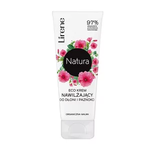 Lirene Lirene NATURA ECO KREM NAWILŻAJĄCY DO DŁONI I PAZNOKCI ORGANICZNA MALWA 75ml - Balsamy i kremy do ciała - miniaturka - grafika 1