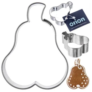 Wykrawacz do ciastek stalowy gruszka 4,5 cm - Formy do ciast - miniaturka - grafika 1