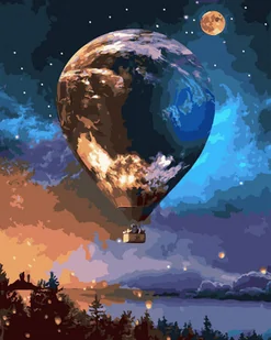 Malowanie po numerach - Gwiezdna kula 40x50cm - Twoje Hobby - Malowanie po numerach - miniaturka - grafika 2