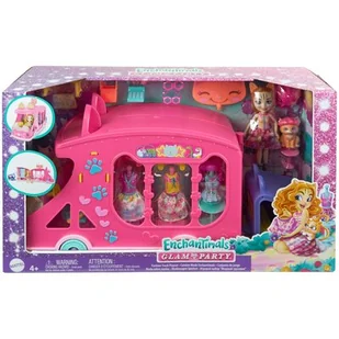 Enchantimals Mobilne studio mody Zestaw + lalka Kotek HPB34 - Lalki dla dziewczynek - miniaturka - grafika 1