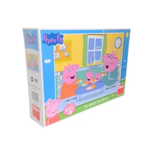 Świnka Peppa Puzzle maxi 24 el. Rodzinny obiad - Puzzle - miniaturka - grafika 1