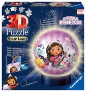 Puzzle - Ravensburger, puzzle 3D, Kula świecąca w ciemności Koci Domek Gabi, 72 el. - miniaturka - grafika 1