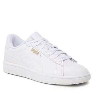 Półbuty męskie - Sneakersy Puma Smash 3.0 L 390987 01 Puma White/Puma White/Gold - grafika 1