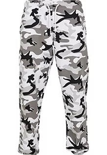 Spodenki męskie - Urban Classics Męskie spodnie treningowe Basic Camo 2.5, spodnie rekreacyjne, Snow Camouflage, XL - grafika 1