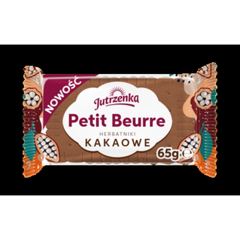 Herbatniki kakaowe Petit Beurre Jutrzenka 65 g