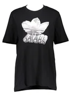 Koszulki i topy damskie - adidas Koszulka "GRF" w kolorze czarnym - miniaturka - grafika 1