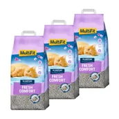 Żwirek dla kotów - MultiFit fresh comfort żwirek dla kota 3x10 l - miniaturka - grafika 1