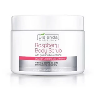 Bielenda Professional Raspberry Body Scrub malinowy peeling do ciała z Bio-Kofeiną z Guarany 550g 57249-uniw - Peelingi do ciała - miniaturka - grafika 1