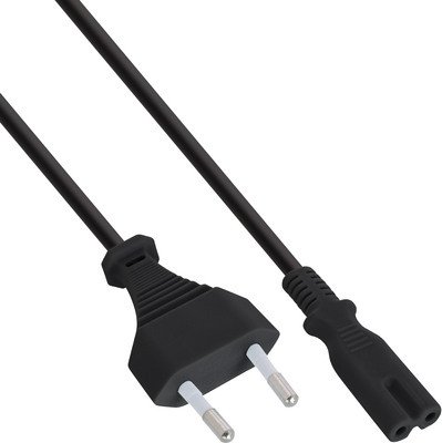 45 opakowanie zbiorcze Kabel sieciowy InLine®, wtyczka sieciowa do wtyczki Euro 8 C7, 3 m