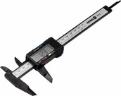 Suwmiarki i mikrometry - VOREL SUWMIARKA ELEKTRONICZNA 150mm / 0,01mm CARBON 15113 - miniaturka - grafika 1