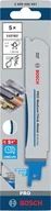 Brzeszczoty - BOSCH BRZESZCZOT DO PIŁY SZABLASTEJ PRO MEDIUM-THICK METAL PRECISE S937BEF 1,1 x 25 x 150mm /5szt. - miniaturka - grafika 1