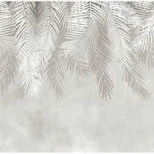 Fototapety - Fototapeta Liście Palmy Beton 400x280 cm Tapeta Do Sypialni Salonu Kuchni Na Flizelinie - miniaturka - grafika 1