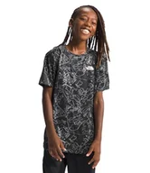 Koszulki i topy damskie - The North Face Never Stop Koszulka Asphalt Grey Bouldering Guide Print 128 - miniaturka - grafika 1