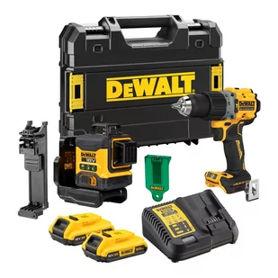 DeWalt DCK2095D2T-QW 2-narzędziowy zestaw Combo (DCD800 + DCLE34031) 18V 2x2,0Ah Li-Ion XR w walizce TSTAK - Zestawy elektronarzędzi - miniaturka - grafika 1