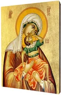 Ikony i obrazy sakralne - Ikona religijna Matka Boża z Dzieciątkiem - miniaturka - grafika 1