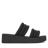 Klapki i japonki damskie - Klapki Roxy ARJL101151 Czarny - miniaturka - grafika 1