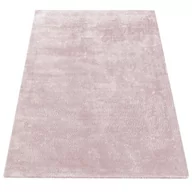 Dywany - Różowy pluszowy dywan - Bafi - miniaturka - grafika 1
