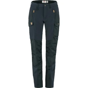Spodnie damskie Fjällräven Nikka Trousers Curved W Rozmiar: M / Kolor: ciemnoniebieski - Spodnie sportowe damskie - miniaturka - grafika 1