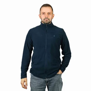 Polar męski bluza rozpinana granatowa Captain Mike r.XXL - Bluzy męskie - miniaturka - grafika 1