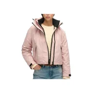 Kurtki damskie - Superdry Code Windcheater damska kurtka różowa - miniaturka - grafika 1