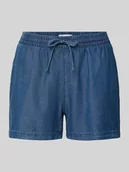 Spodenki damskie - Szorty jeansowe o luźnym kroju z lyocellu model ‘PEMA’ - miniaturka - grafika 1
