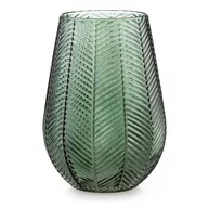 Wazony i flakony - Wazon owalny VITORIA kolor butelkowa zieleń ameliahome - VASE/AH/VITORIA/BOTTLEGREEN/18,5X25,5 - miniaturka - grafika 1