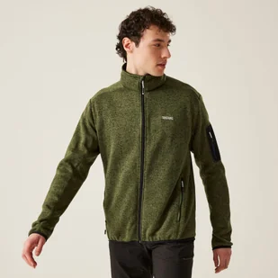 Regatta Męski Polar z Suwakiem Newhill Zielony, Rozmiar: 4XL - Bluzy męskie - miniaturka - grafika 1