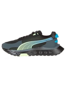 Puma Sneakersy "WILD RIDER LS" w kolorze szaro-niebiesko-żółtym - Trampki męskie - miniaturka - grafika 1