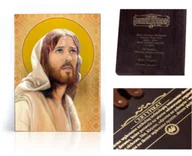 Ikony i obrazy sakralne - Ikona religijna Jezus Chrystus - miniaturka - grafika 1