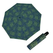 Parasole - Parasol damski Derby Hit Magic Loop automatyczny składany wzór niebiesko-zielone plamy - miniaturka - grafika 1