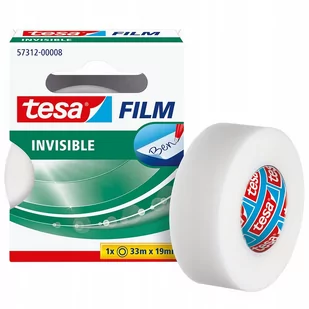 TESA tesafilm 33m 19mm unsichtbar HFB 57312-00008-02 - Taśmy klejące - miniaturka - grafika 1