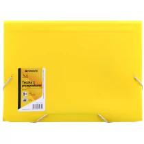 Penmate Teczka z przegródkami A4 PP-104 żółta - Artykuły biurowe - miniaturka - grafika 1