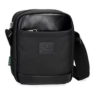 Torby na laptopy - Pepe Jeans Sander Plecak na notebooka 15,6" Czarny 31x44x15 cms Poliester z syntetyczną skórą 20,46L, czarny, Mochila para Portátil Adaptable, Adaptacyjny plecak na laptopa - miniaturka - grafika 1