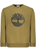 Bluzy męskie - ZIELONA BLUZA MĘSKA BEZ ZAMKA TIMBERLAND - miniaturka - grafika 1