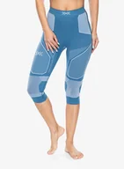 Kalesony - Legginsy termoaktywne damskie X-Bionic Energy Accumulator Light Pants 3/4 - blue/arctic white - miniaturka - grafika 1