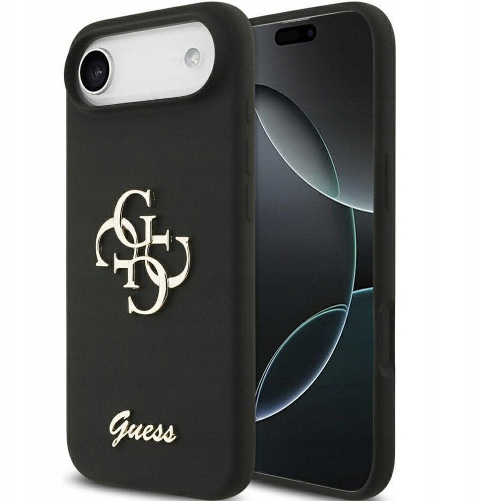 Guess nakładka Silicone Big 4G Script do iPhone Air czarna
