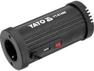 Akcesoria motoryzacyjne - SAMOCHODOWA PRZETWORNICA NAPIĘCIA 12V/230V 150W YT-81480 - miniaturka - grafika 1