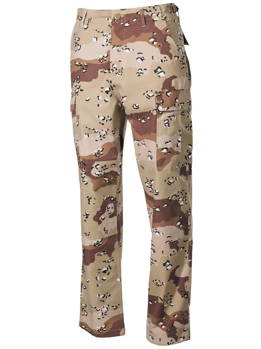 Spodnie Us Kampfhose Rip Stop 6 Farben Desert Wzmocnienia Na Kolanach I Pośladkach S