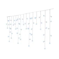 Oświetlenie świąteczne - Lampki zewnętrzne kurtyna 175 LED zimny biały - miniaturka - grafika 1